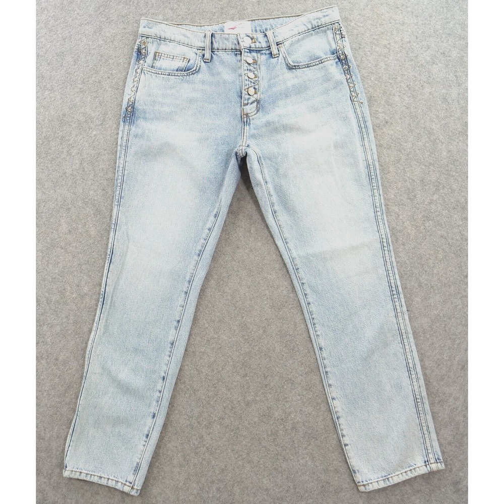 Current Elliott Jeans Womens 28 Zig Zag Straight Fling Rigid Retro 90s 80s New